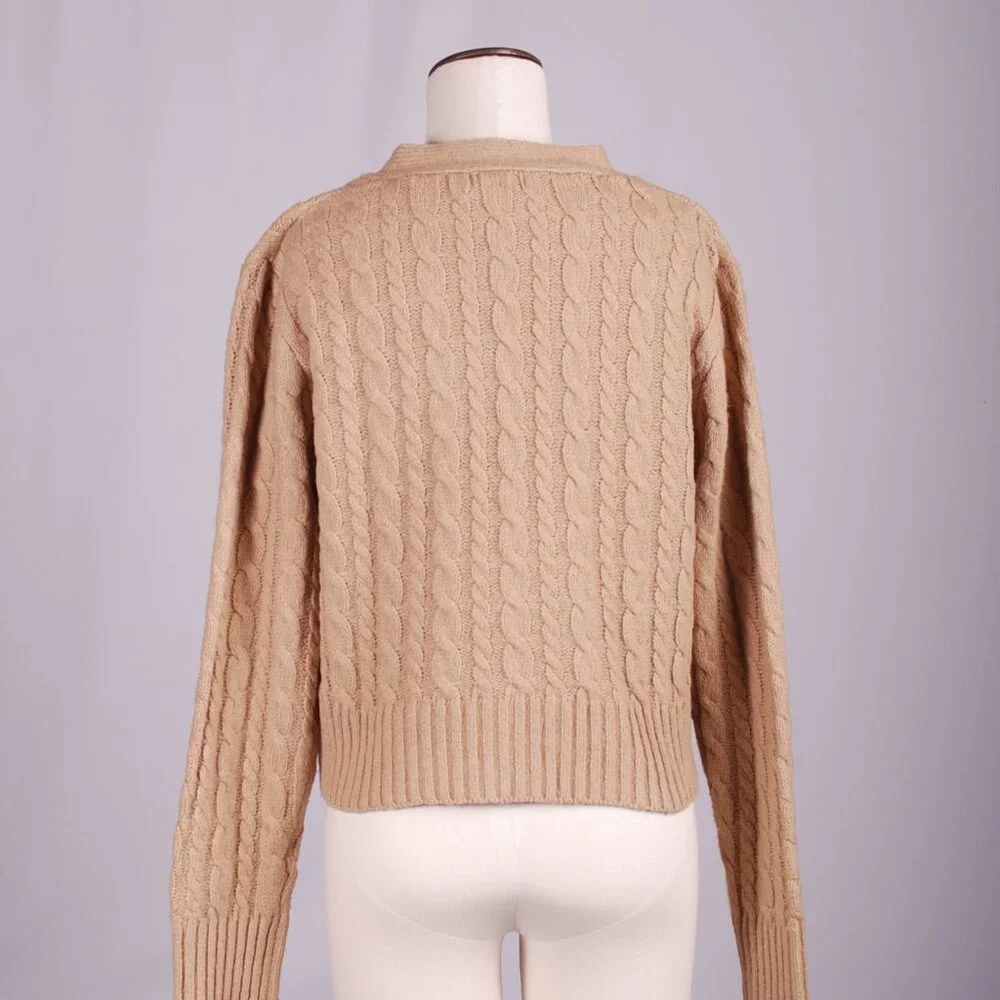 EUC Nasty Gal Cableknit Cardigan, Sz - M - Picture 5 of 6